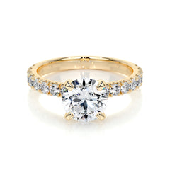 Alison Lab Grown Diamond Ring -18K Yellow Gold