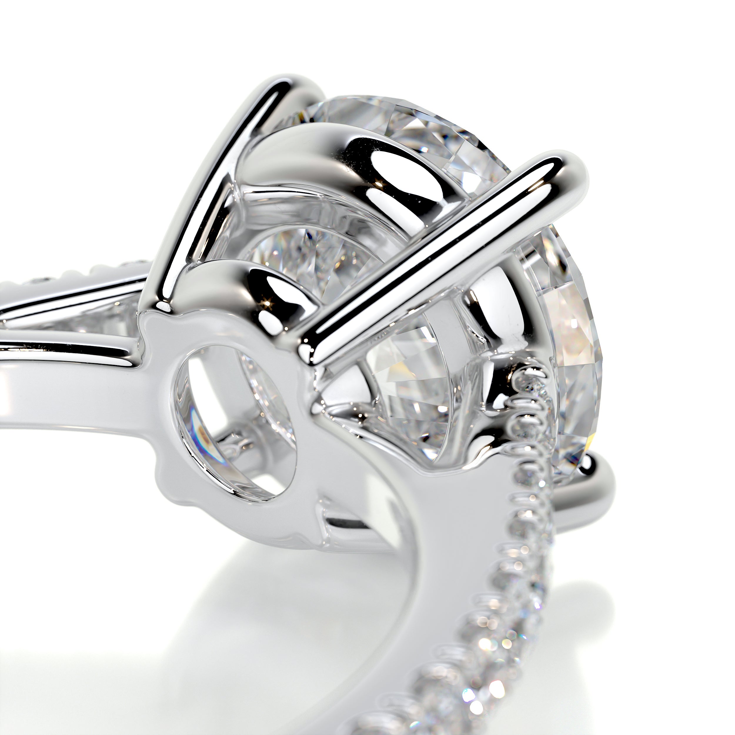 Anna Diamond Engagement Ring   (2.12 Carat) -Platinum