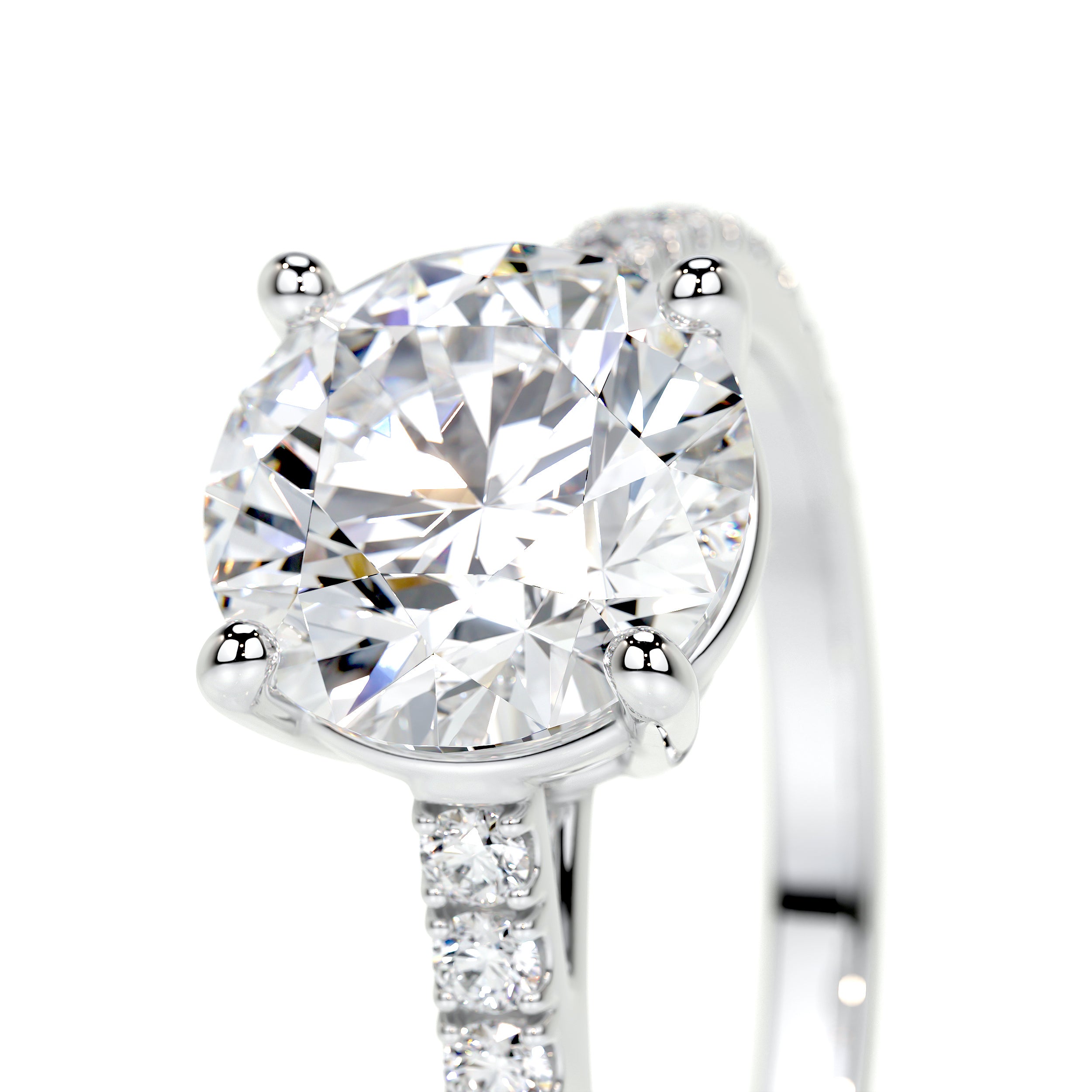 Anna Lab Grown Diamond Ring -18K White Gold