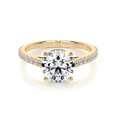 Anna Lab Grown Diamond Ring -18K Yellow Gold