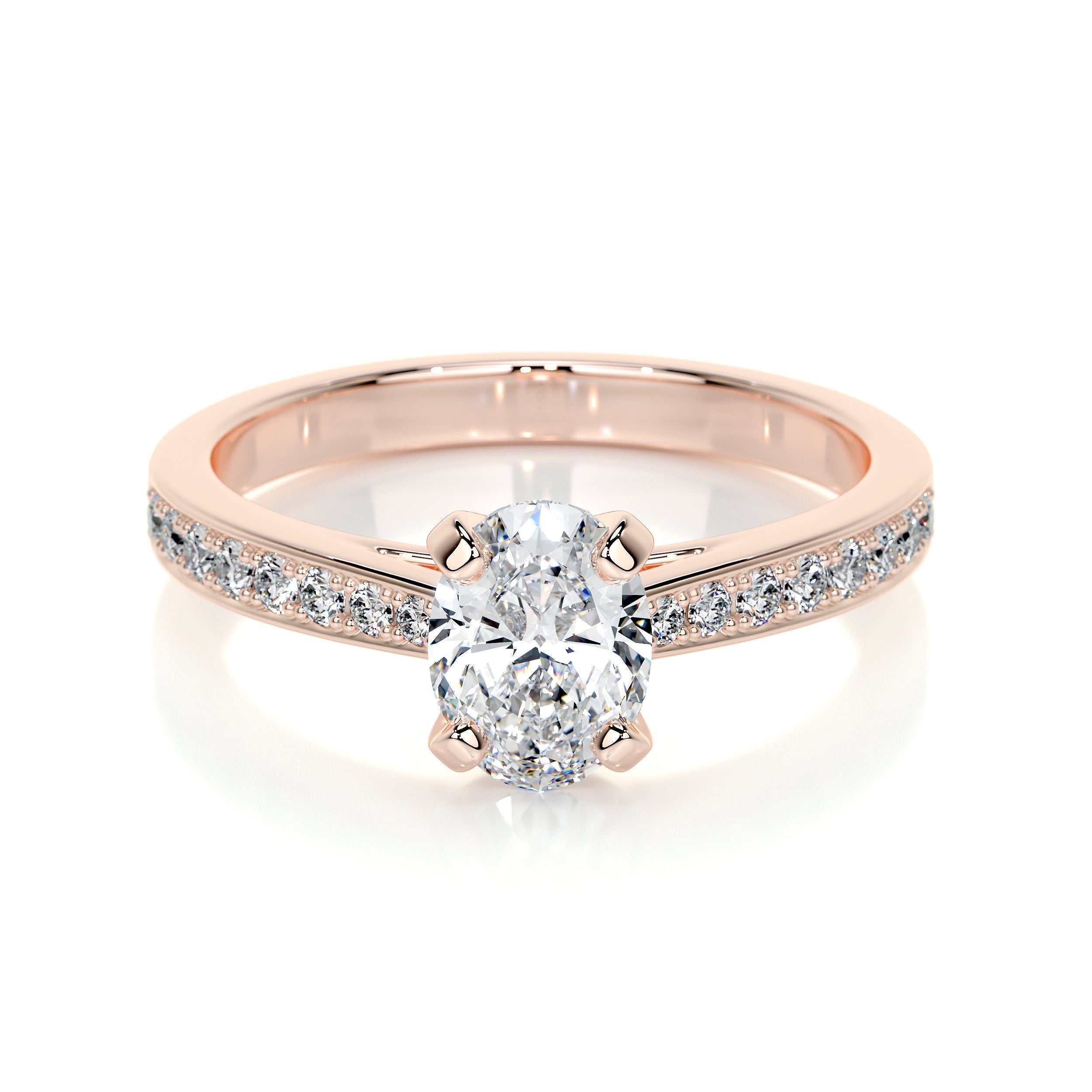Talia Lab Grown Diamond Ring -14K Rose Gold