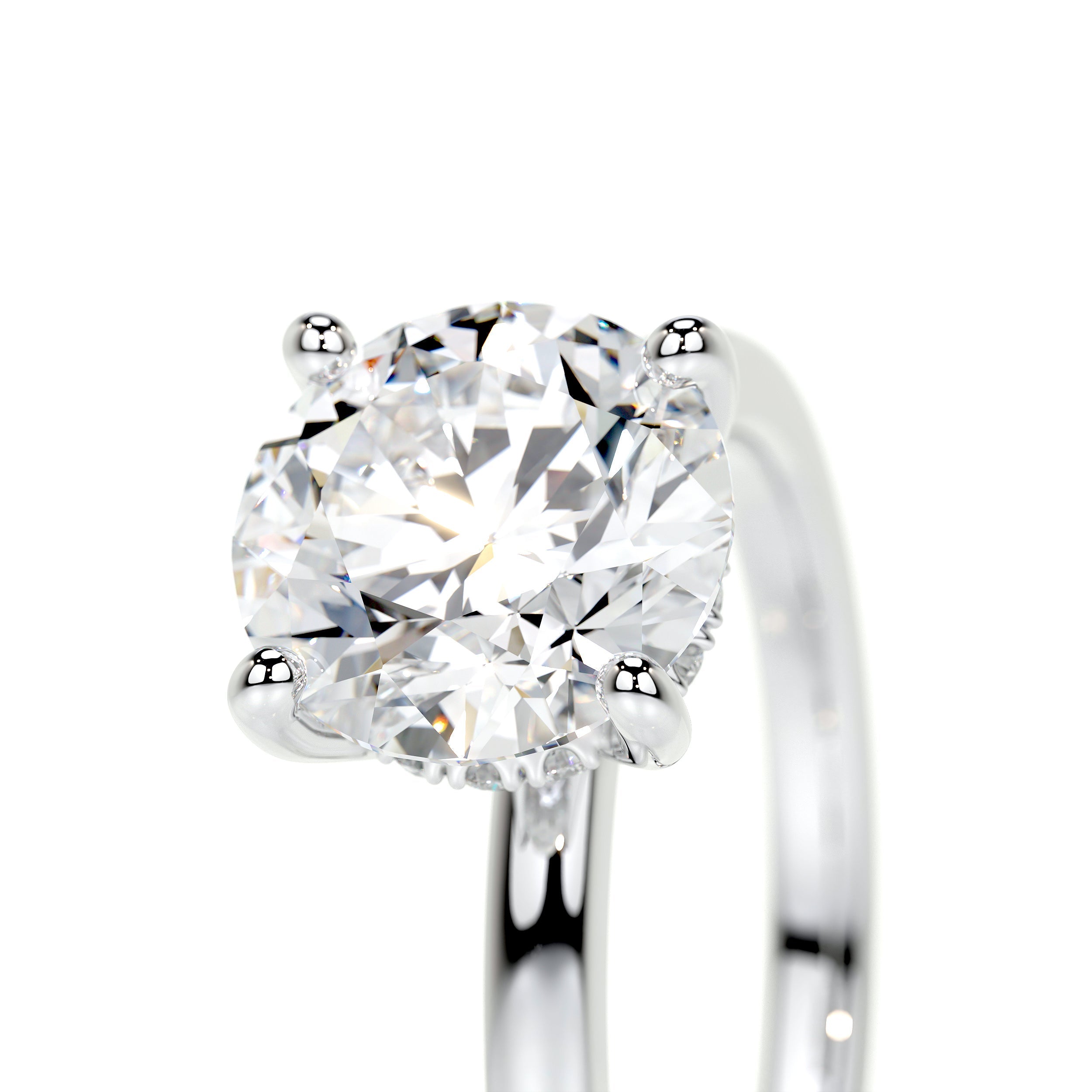 Cynthia Lab Grown Diamond Ring   (2.1 Carat) -14K White Gold