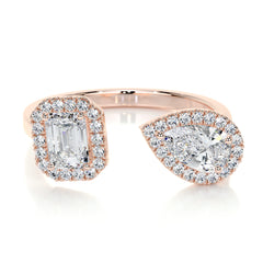 Edith Lab Grown Diamond Wedding Ring (1.2 Carat) -14K Rose Gold
