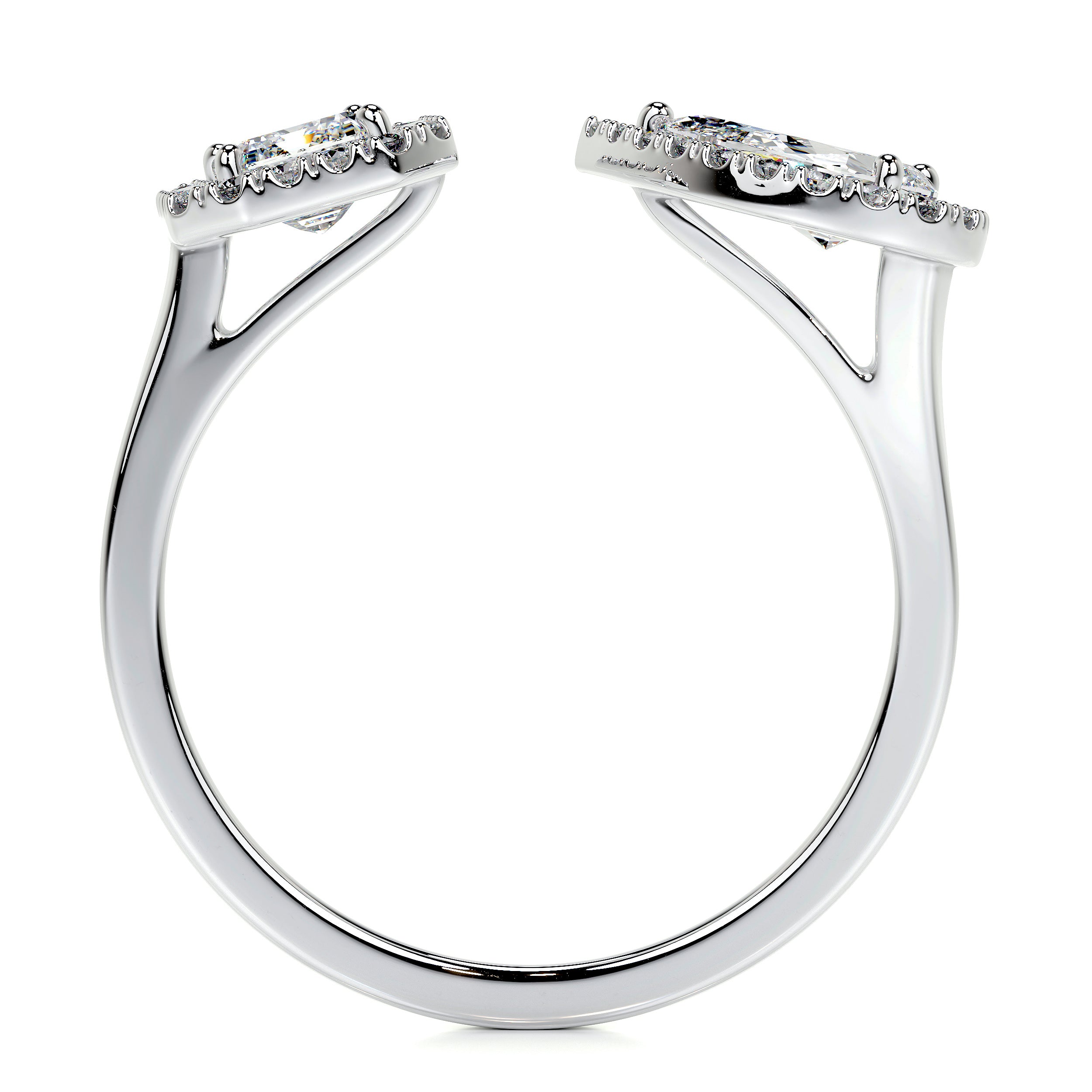 Edith Lab Grown Diamond Wedding Ring   (1.2 Carat) -14K White Gold