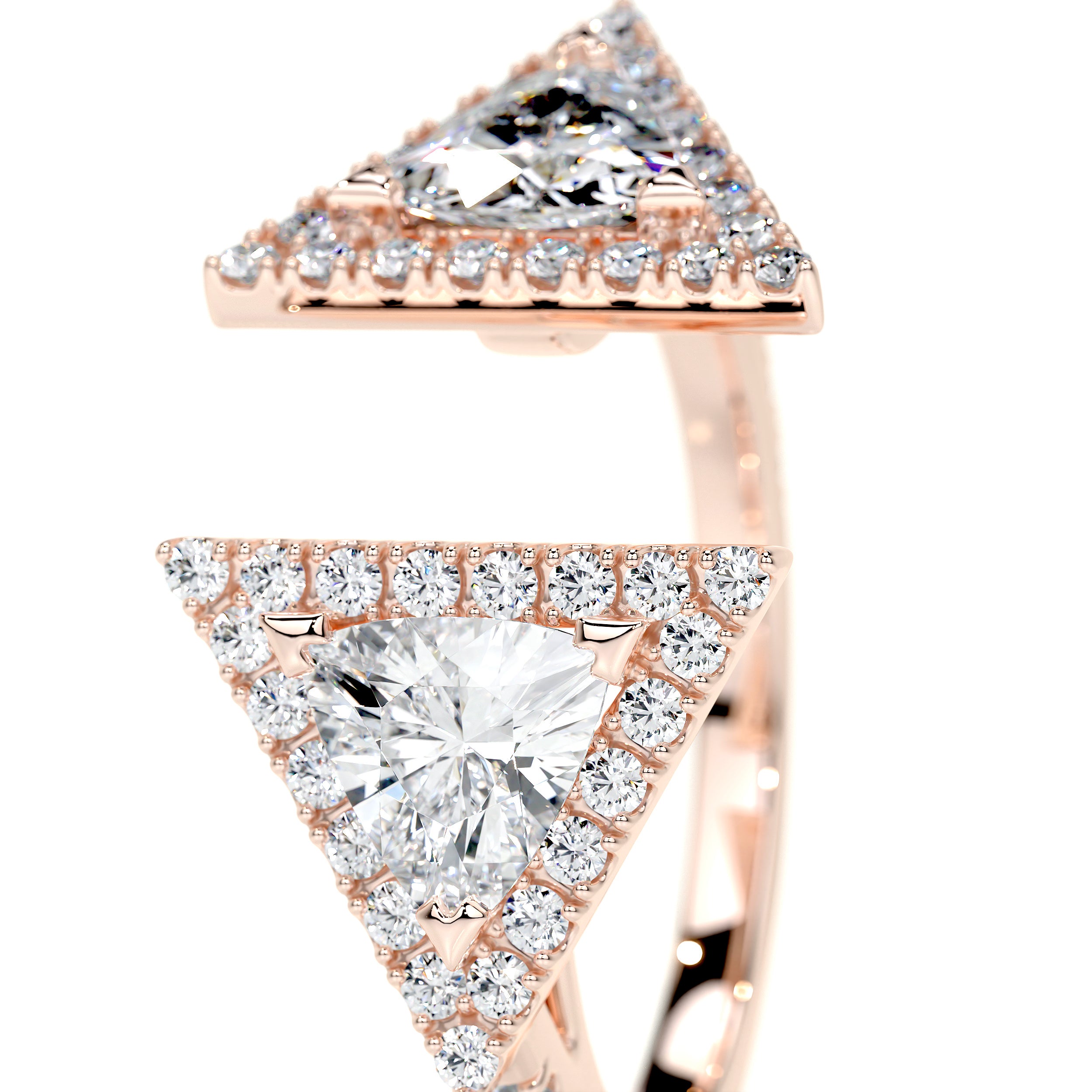 Olivia Lab Grown Diamond Wedding Ring   (1 carat) -14K Rose Gold