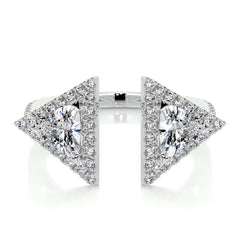 Olivia Lab Grown Diamond Wedding Ring (1 carat) -Platinum