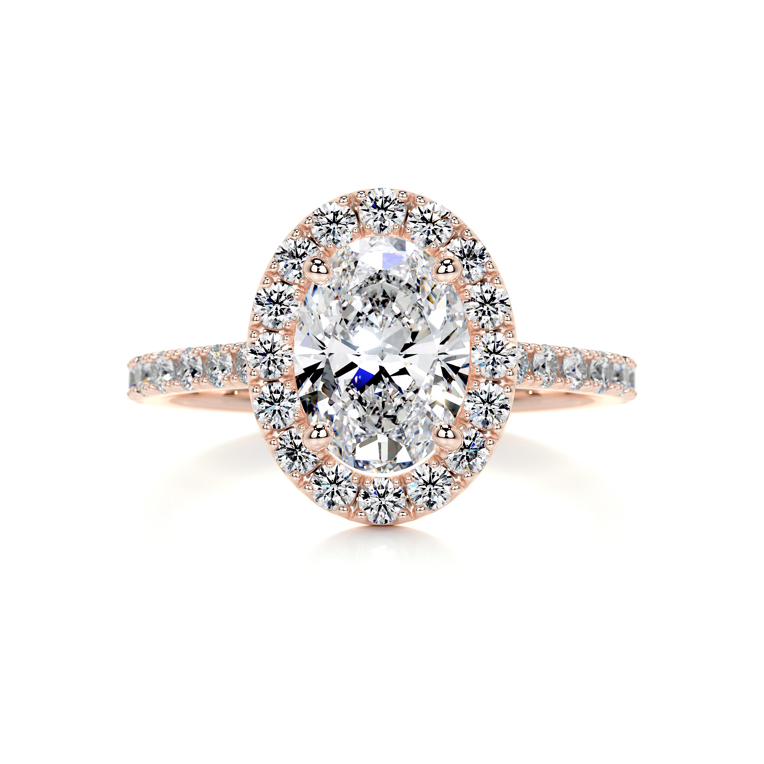 Maria Diamond Engagement Ring - 14K Rose Gold