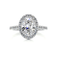 Maria Diamond Engagement Ring - 18K White Gold