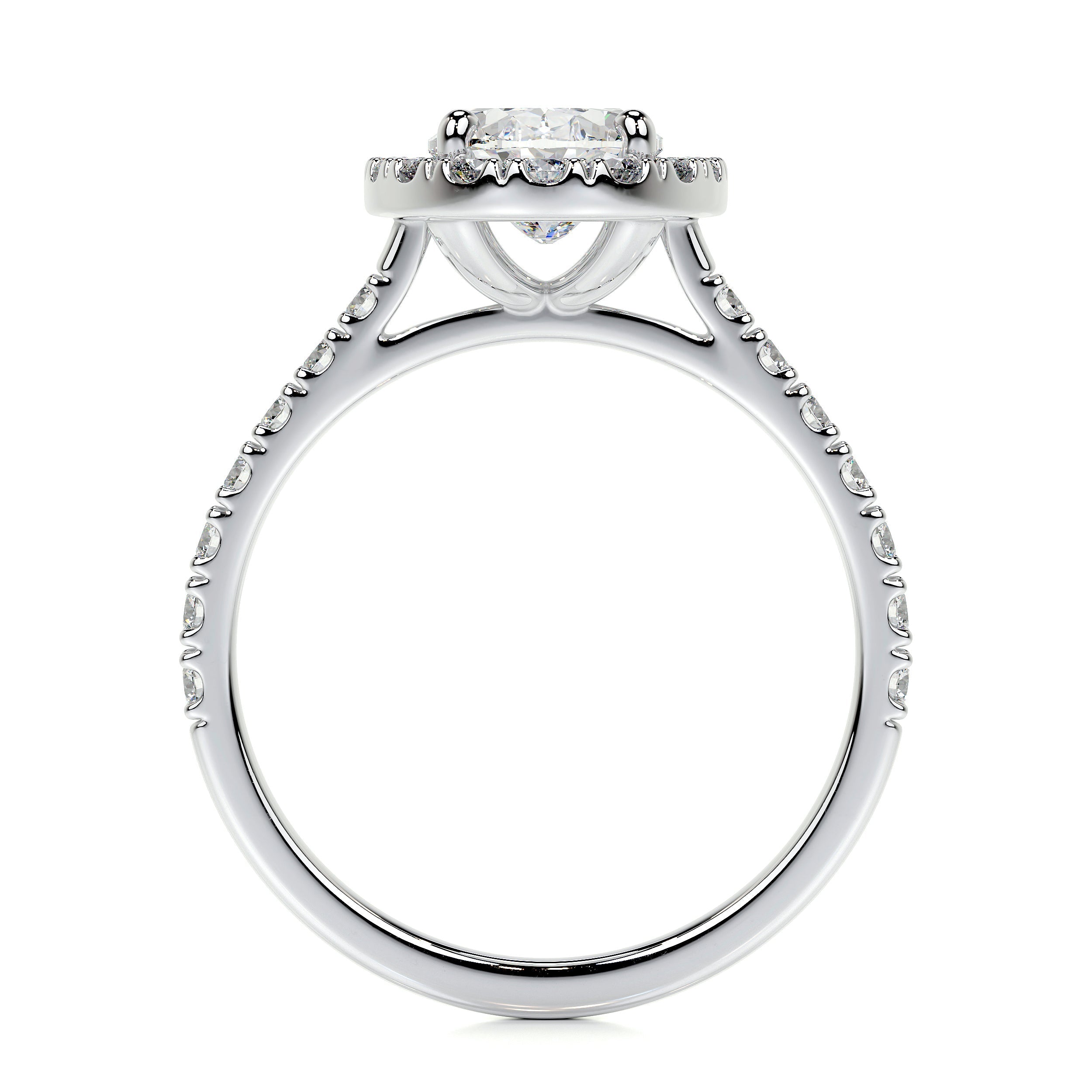 Maria Lab Grown Diamond Ring   (1.3 Carat) - Platinum