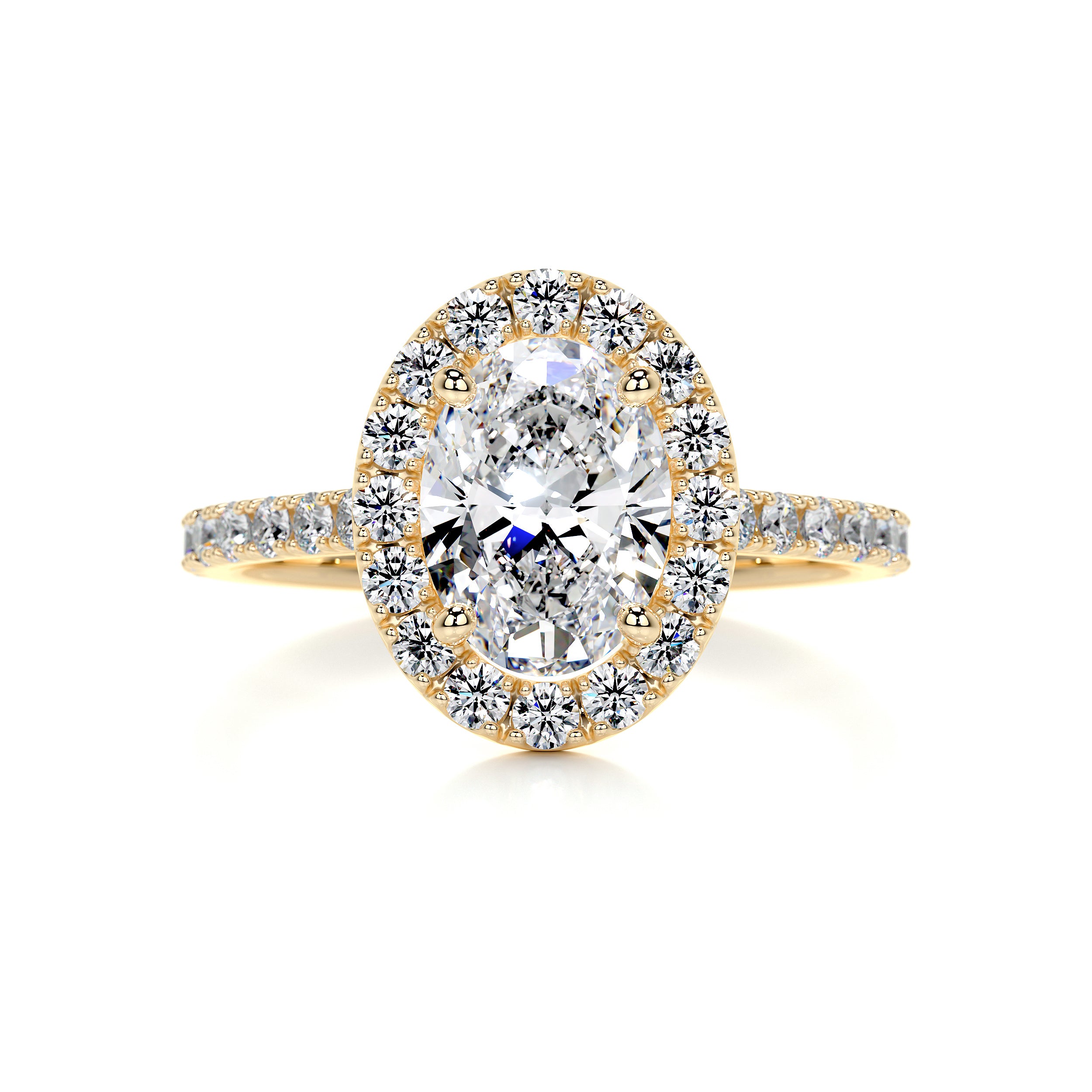 Maria Diamond Engagement Ring - 18K Yellow Gold