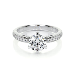 Talia Lab Grown Diamond Ring - 18K White Gold