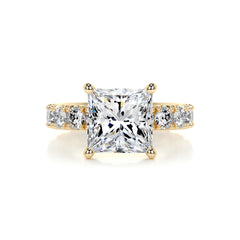 Molly Diamond Engagement Ring -18K Yellow Gold