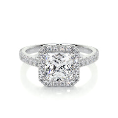 Selena Lab Grown Diamond Ring -18K White Gold