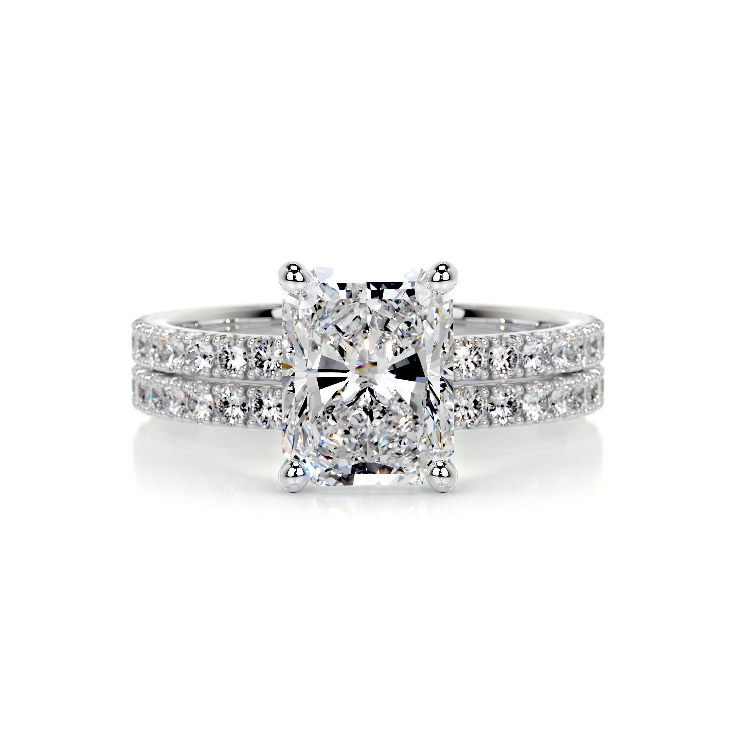 Audrey Diamond Bridal Set   (2.5 Carat) -Platinum