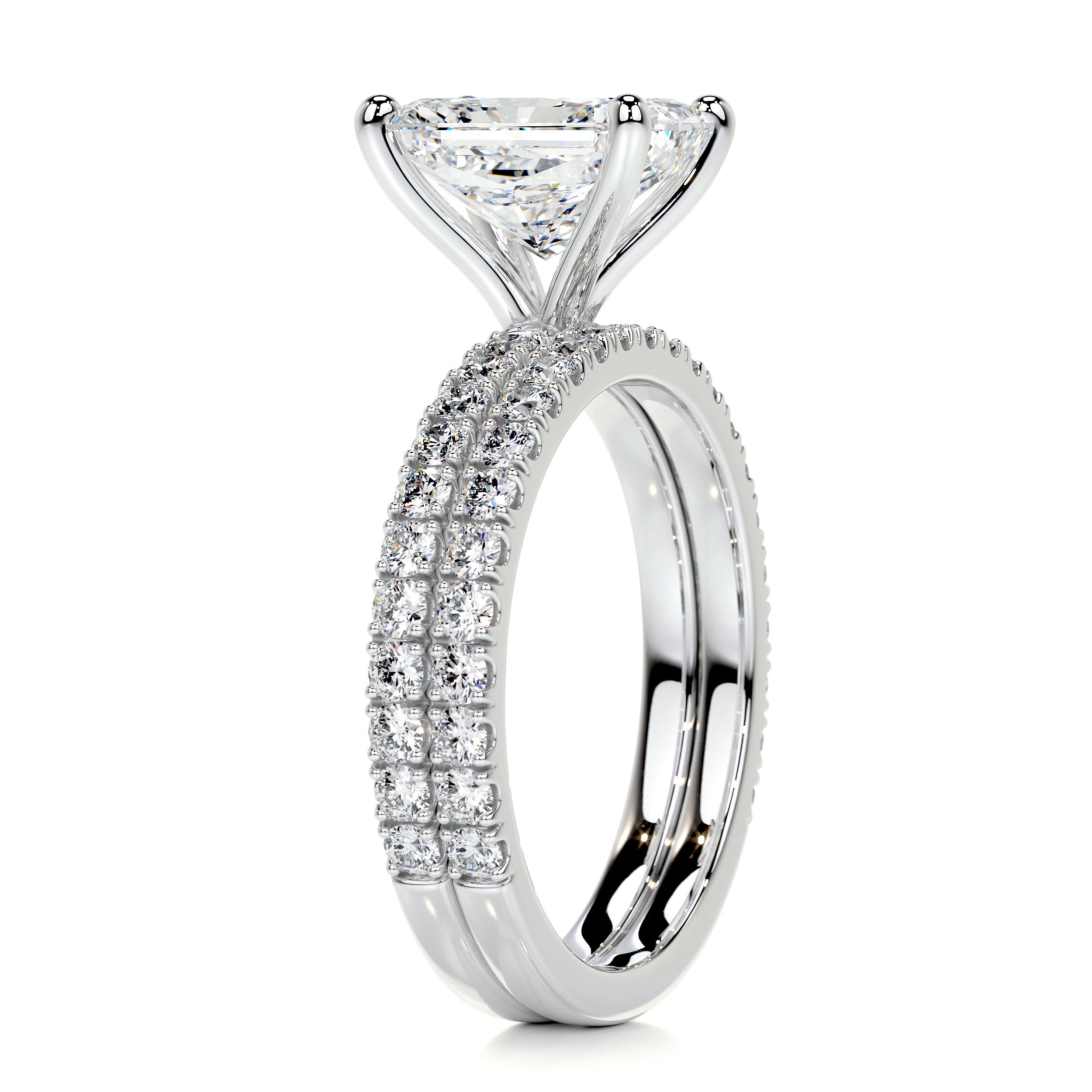 Audrey Diamond Bridal Set   (2.5 Carat) -Platinum