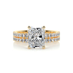 Audrey Diamond Bridal Set -18K Yellow Gold