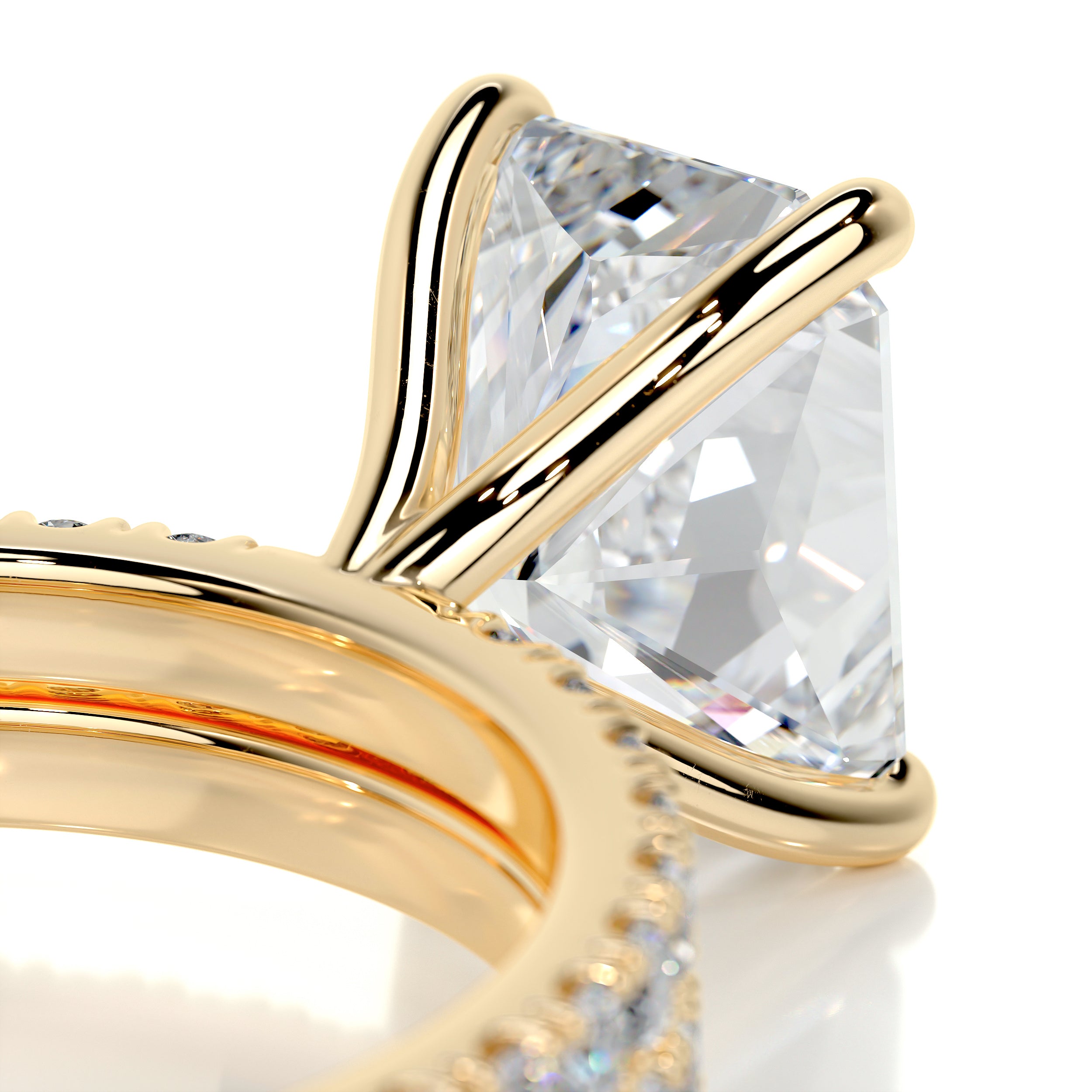 Audrey Diamond Bridal Set   (2.5 Carat) -18K Yellow Gold
