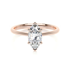 Samantha Lab Grown Diamond Ring -14K Rose Gold
