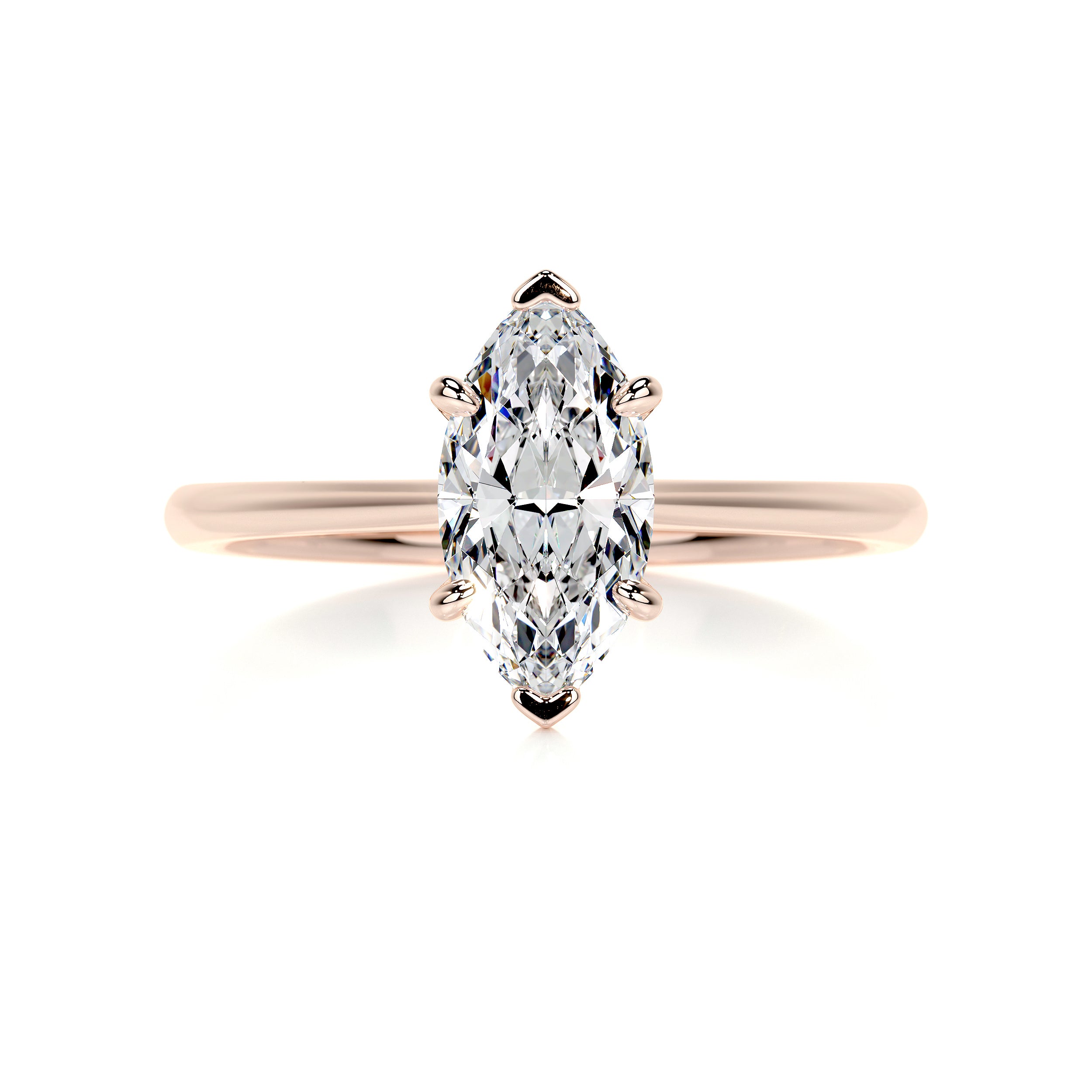 Samantha Diamond Engagement Ring -14K Rose Gold