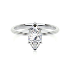 Samantha Lab Grown Diamond Ring -14K White Gold