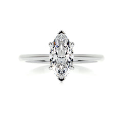 Samantha Diamond Engagement Ring -18K White Gold