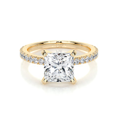 Stephanie Lab Grown Diamond Ring -18K Yellow Gold