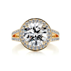 Camilla Diamond Engagement Ring -18K Yellow Gold