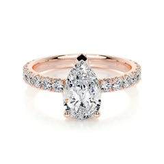 Hailey Lab Grown Diamond Ring -14K Rose Gold