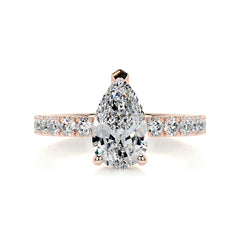 Hailey Diamond Engagement Ring -14K Rose Gold