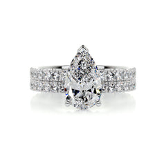 Stephanie Diamond Bridal Set -Platinum