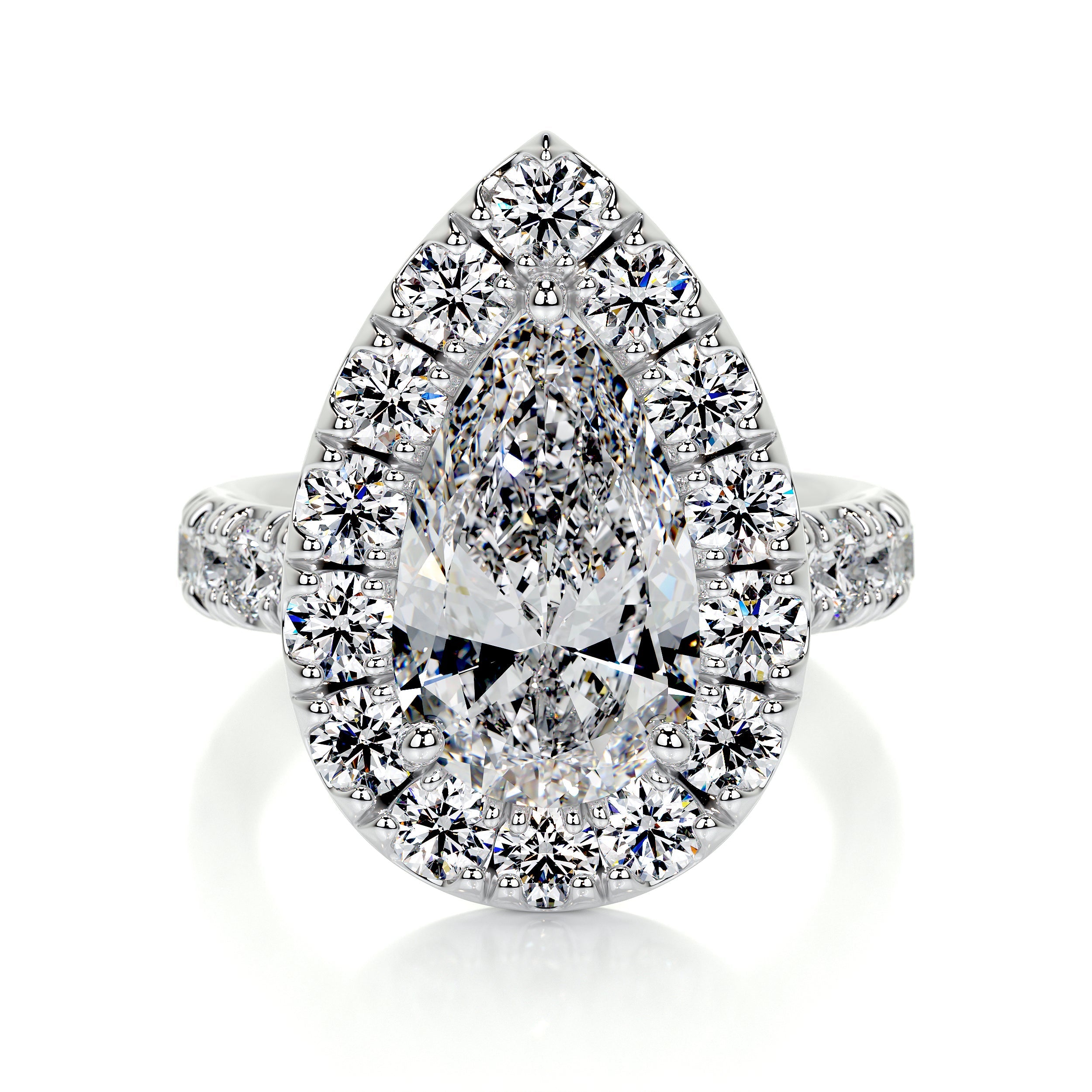 4 Carat Oval 3 Stone Lab Lab Diamond Engagement Ring In 14K Yellow Gold |  Fascinating Diamonds