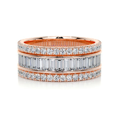 Paige Eternity Wedding Ring (4 Carat) -14K Rose Gold