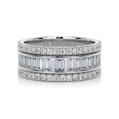 Paige Eternity Wedding Ring (4 Carat) -18K White Gold