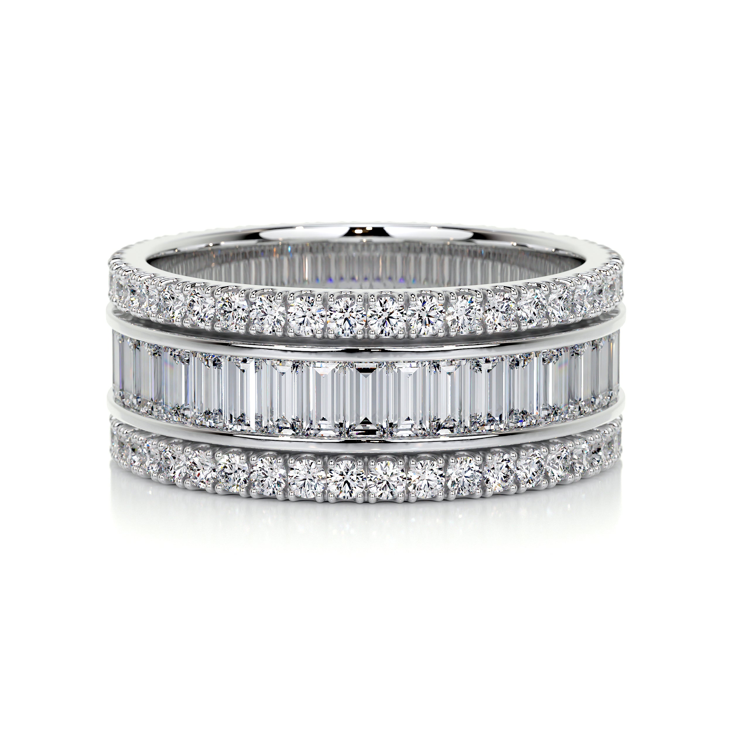 Paige Eternity Wedding Ring   (4 Carat) -Platinum