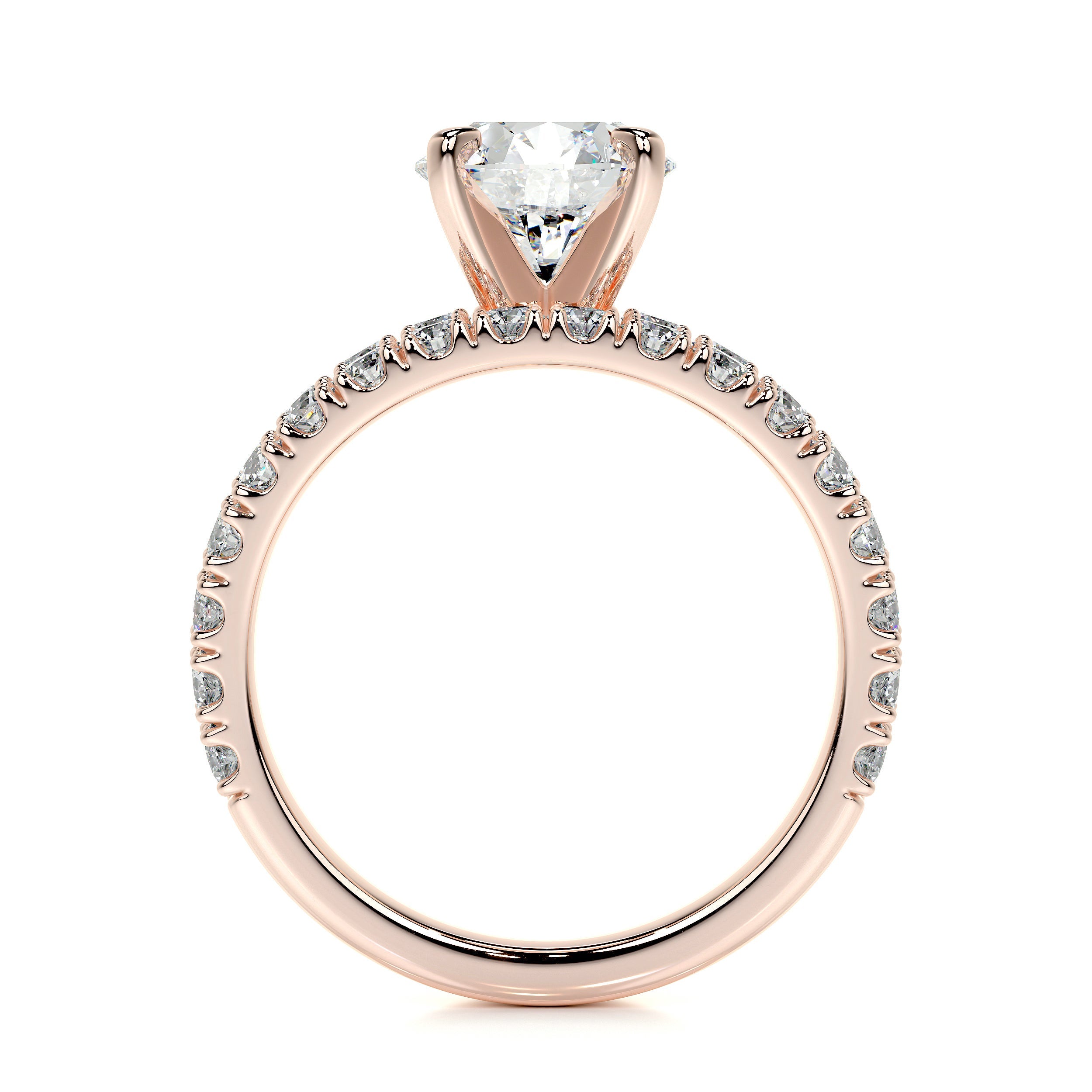 Alison Lab Grown Diamond Bridal Set   (2.5 Carat) -14K Rose Gold