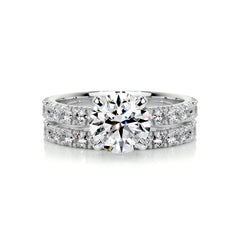Alison Diamond Bridal Set -18K White Gold