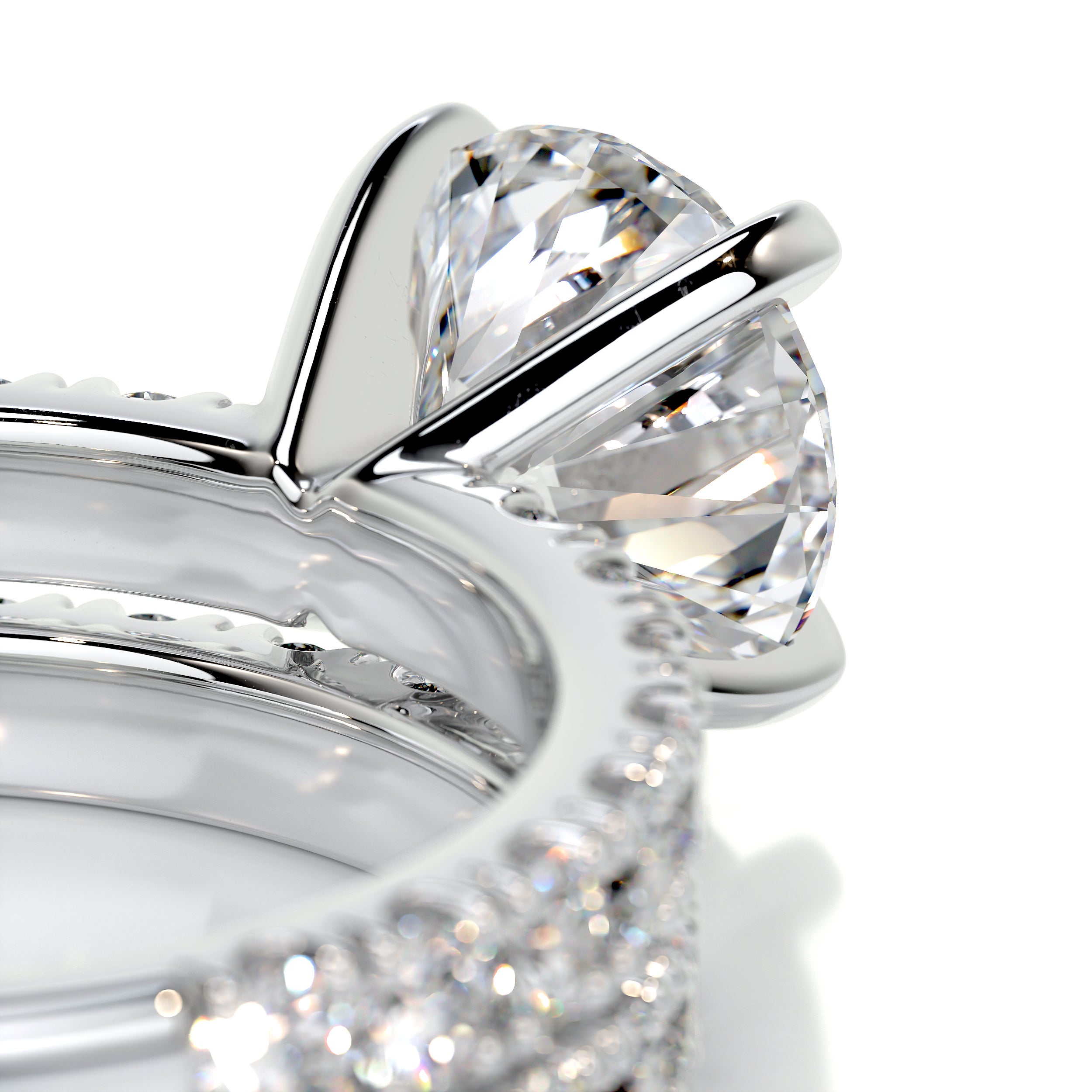 Alison Diamond Bridal Set   (2.5 Carat) -14K White Gold