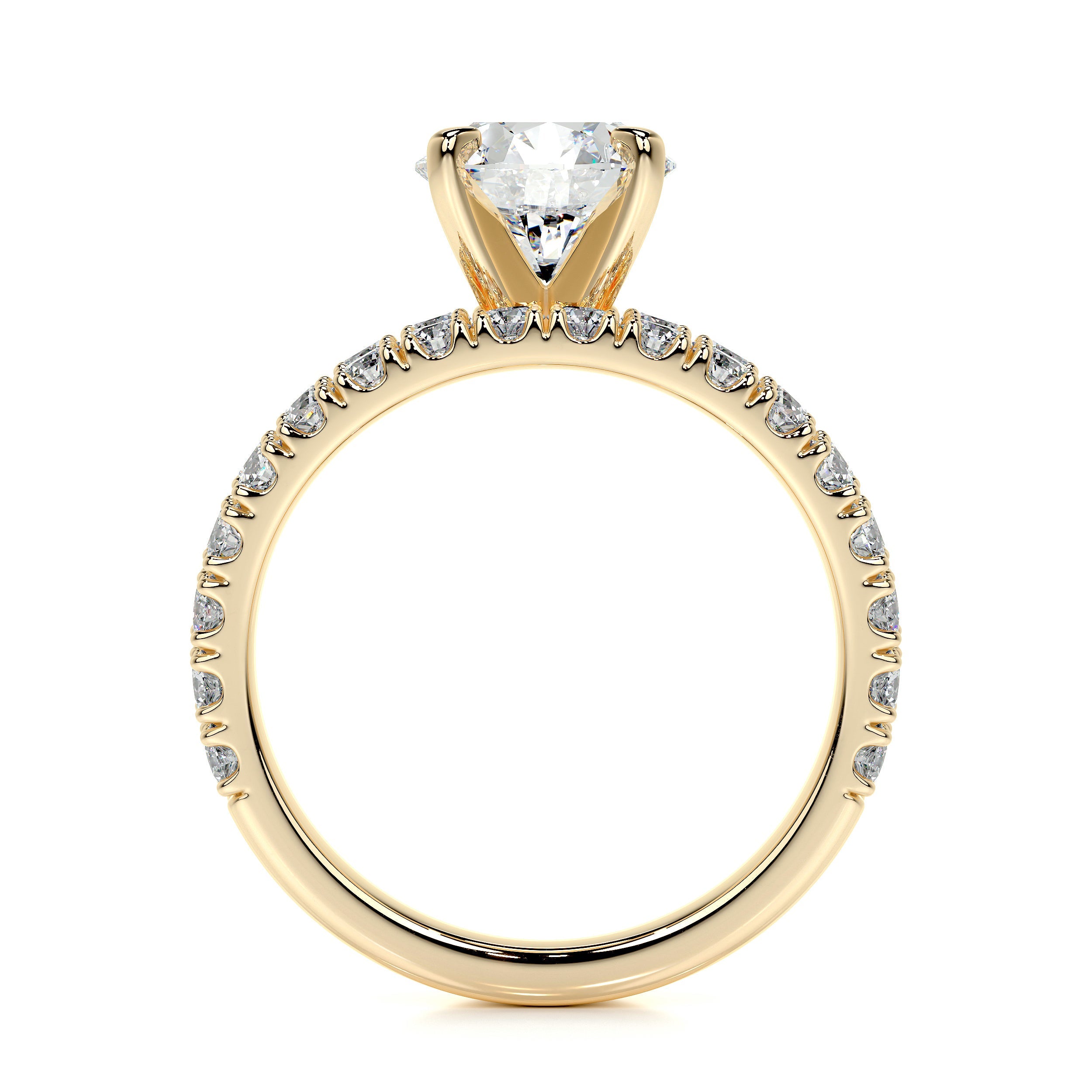 Alison Lab Grown Diamond Bridal Set   (2.5 Carat) -18K Yellow Gold