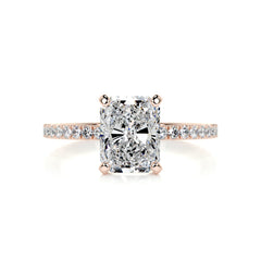 Audrey Diamond Engagement Ring -14K Rose Gold