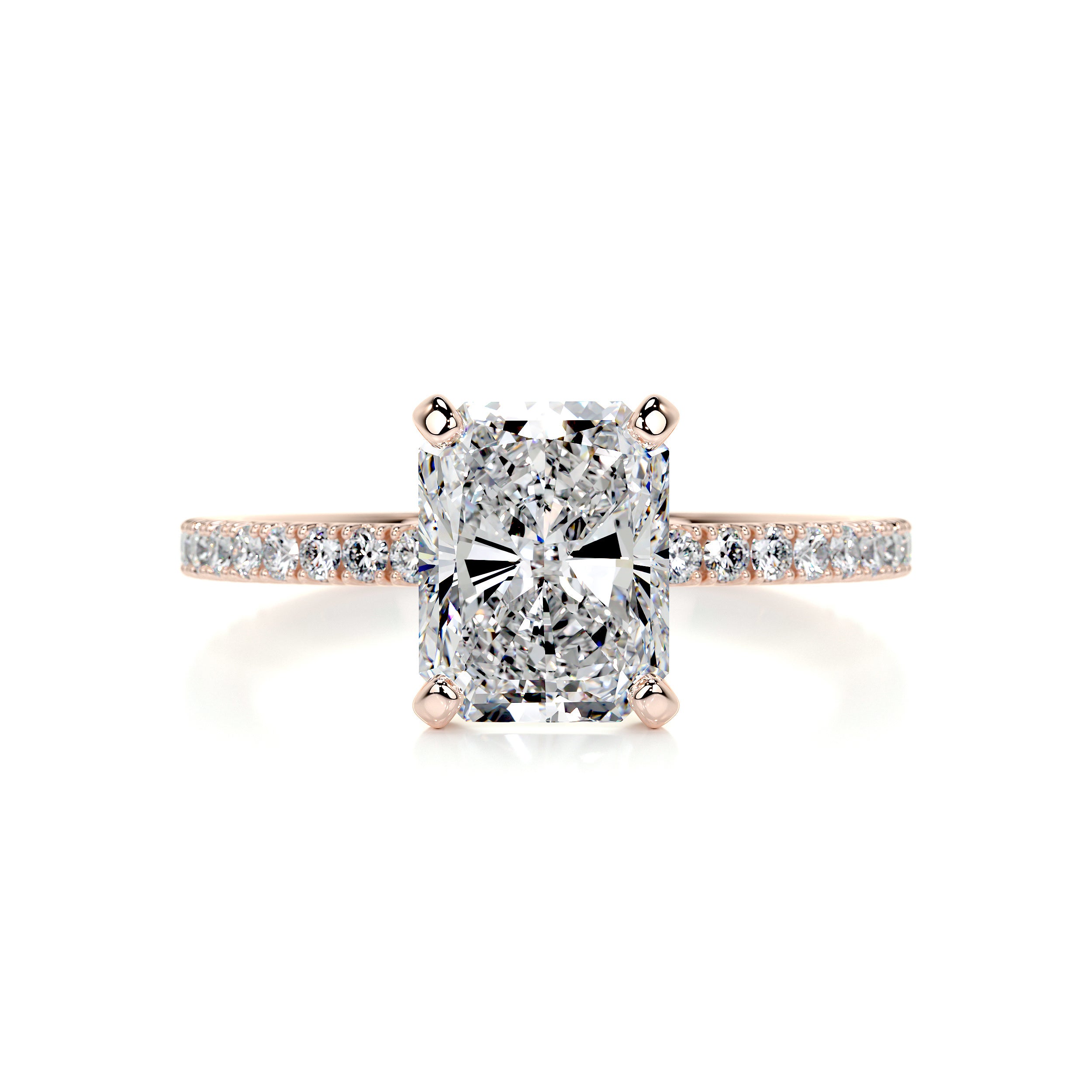 Audrey Diamond Engagement Ring -14K Rose Gold