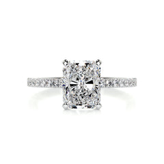 Audrey Diamond Engagement Ring -18K White Gold