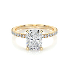 Audrey Lab Grown Diamond Ring -18K Yellow Gold