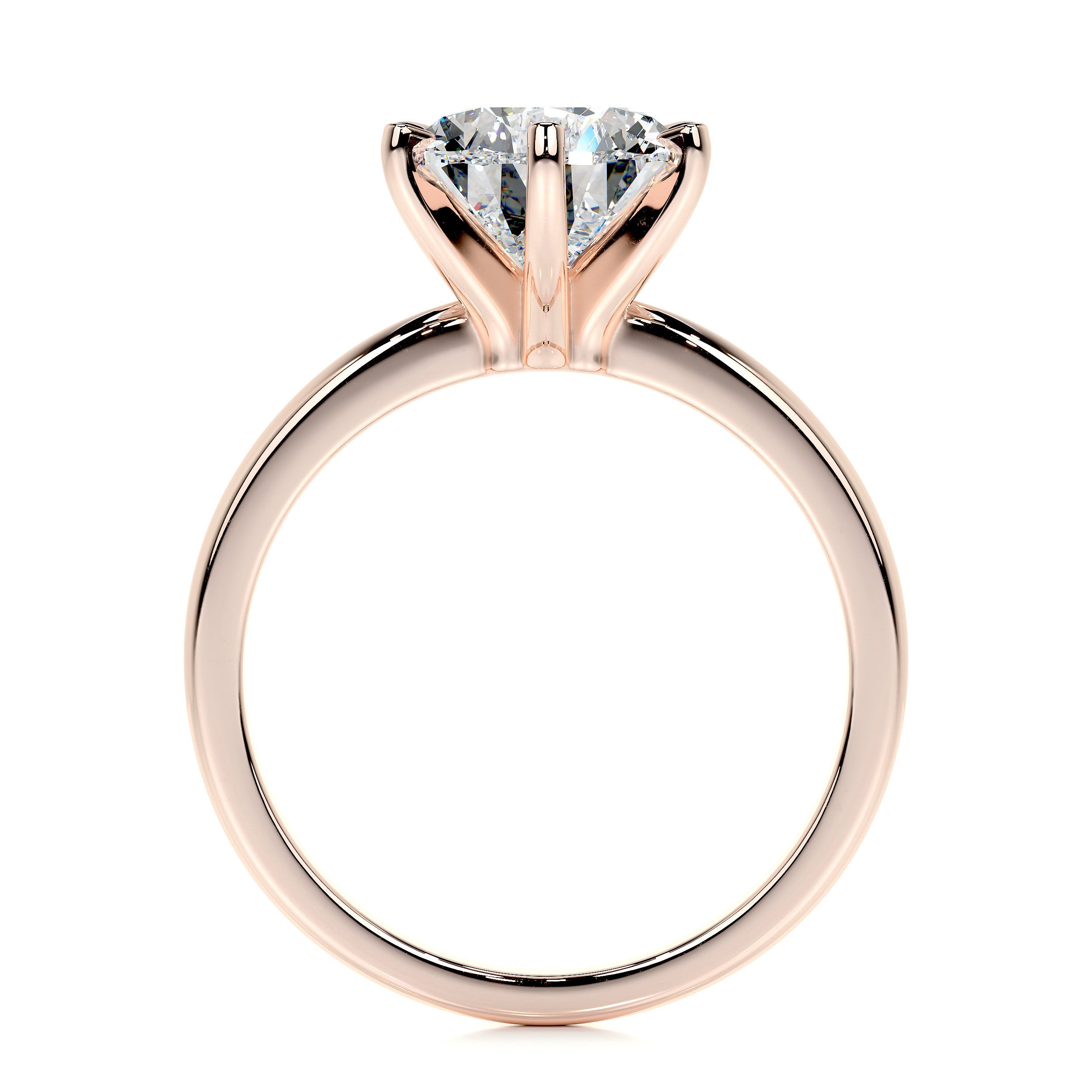 Adaline Lab Grown Diamond Ring   (1 Carat) -14K Rose Gold