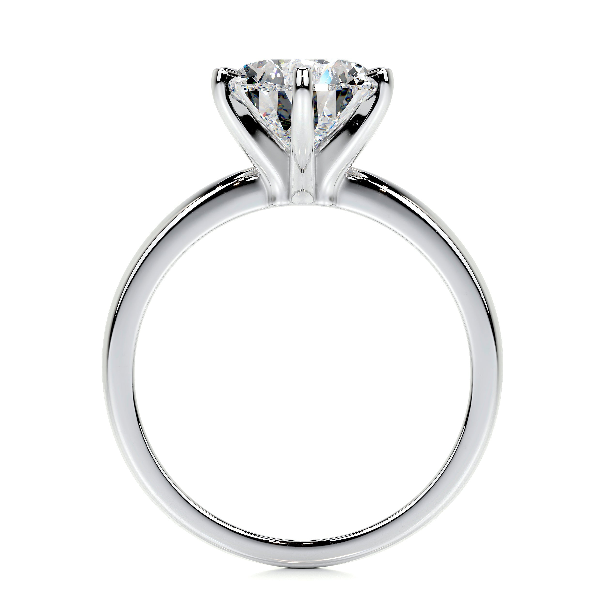 Adaline Lab Grown Diamond Ring   (1 Carat) -18K White Gold