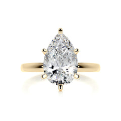 Adaline Diamond Engagement Ring -18K Yellow Gold