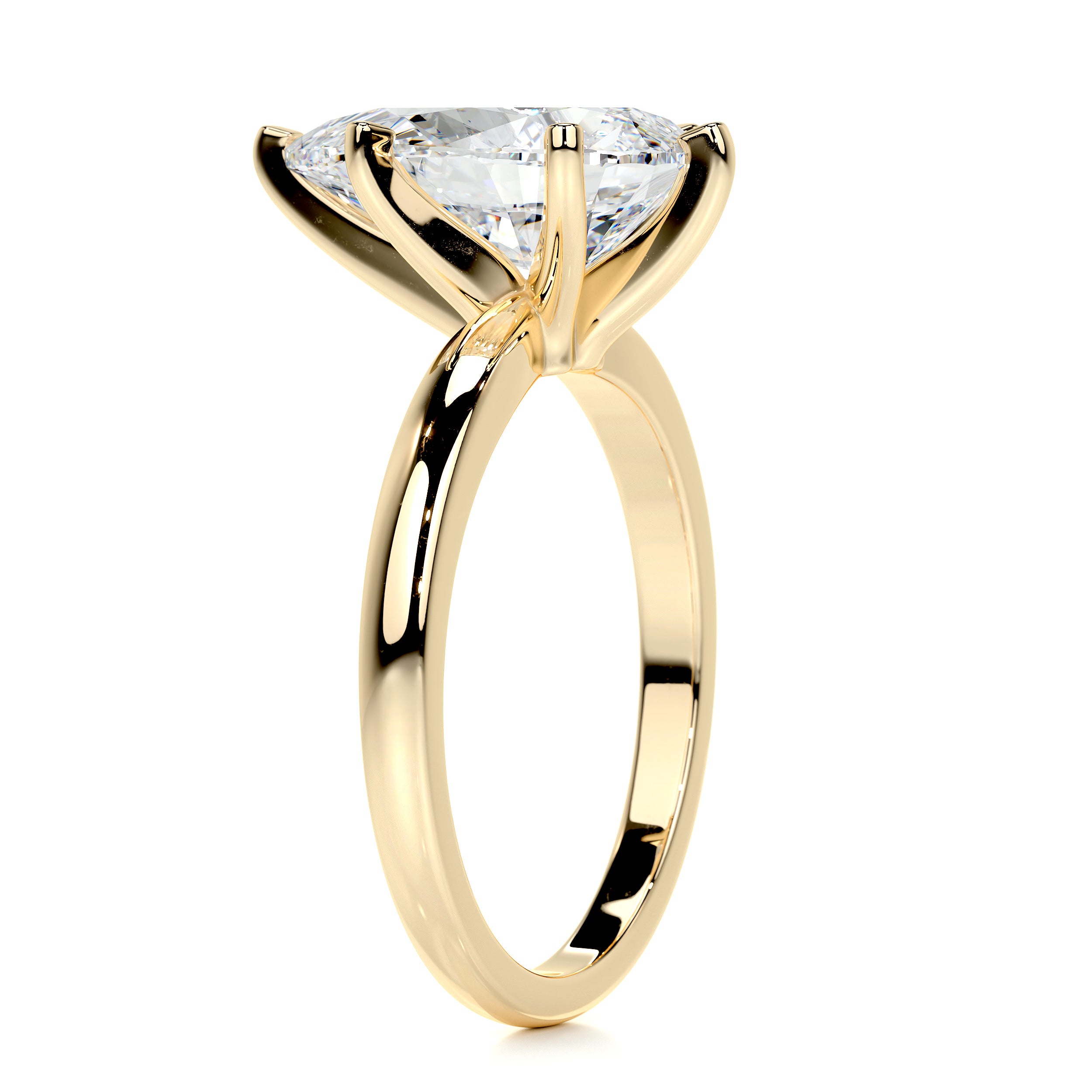 Adaline Diamond Engagement Ring -18K Yellow Gold