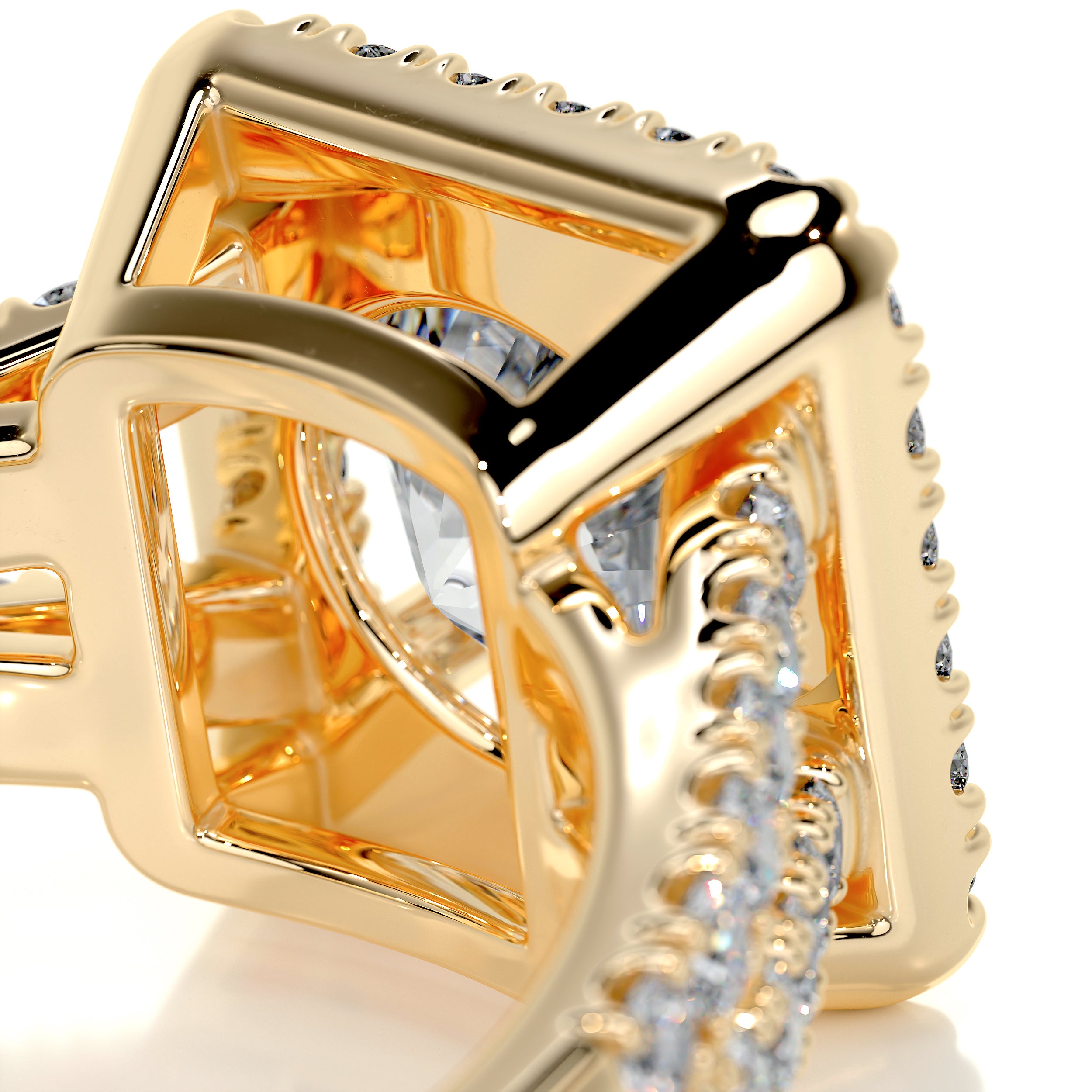 Addison Diamond Engagement Ring -18K Yellow Gold