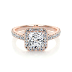 Selena Lab Grown Diamond Ring -14K Rose Gold