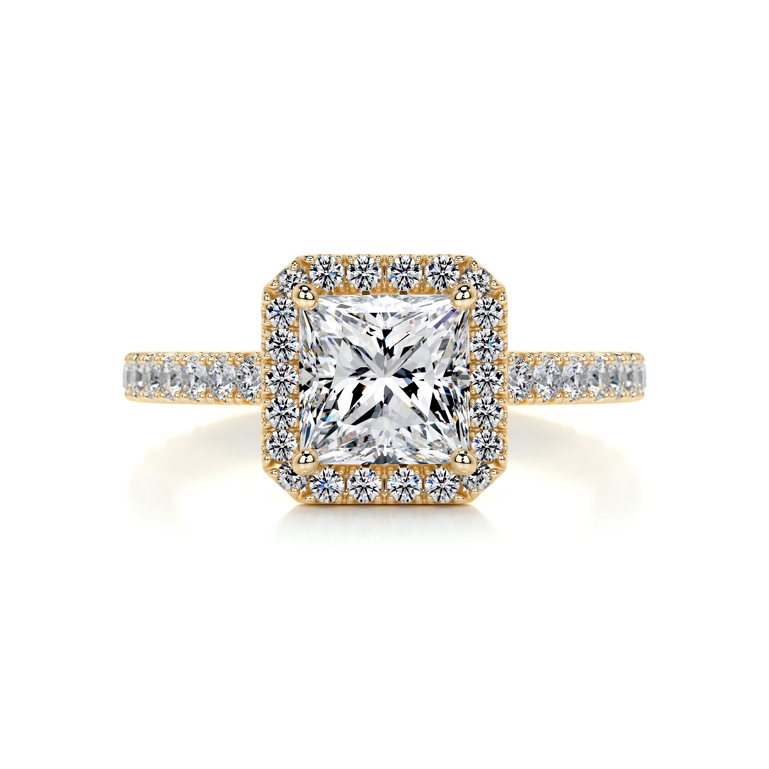 Selena Diamond Engagement Ring -18K Yellow Gold