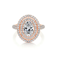 Nora Lab Grown Diamond Ring -14K Rose Gold